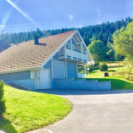 Chalet Le Flocon Bleu - Mauselaine Avec Vue Sur Le Lac De Gérardmer Exterior photo